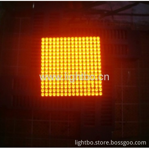 Ultra Bright Orange 1.8mm 16 X 16 Dot Matrix Led Display With 40 X 40mm Package Dimensions 